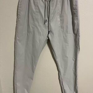Hudson and Barrow Men’s Joggers-Light Gray